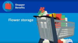 Shopping cart benefits - Flower Storage