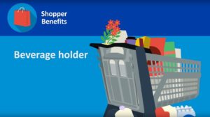 Shopping cart benefits - Beverage Holder