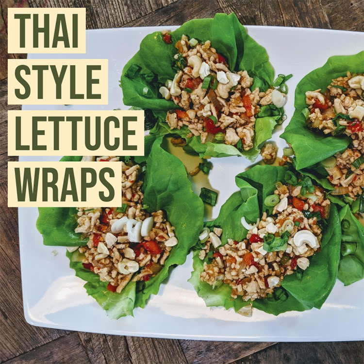 Thai Style Lettuce Wraps