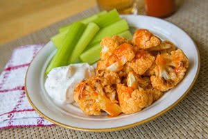 Buffalo Cauliflower Bites