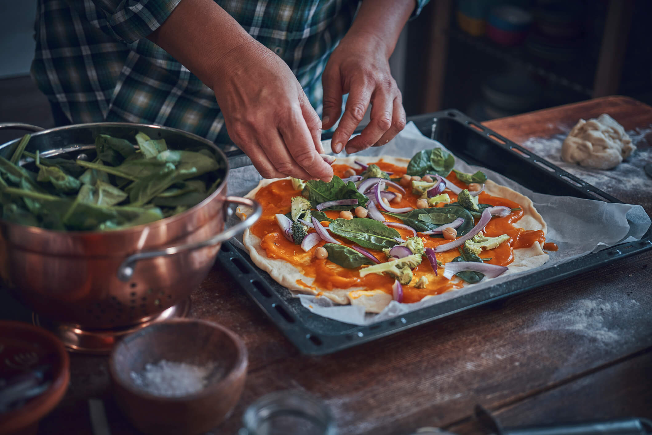 vegan pumpkin pizza