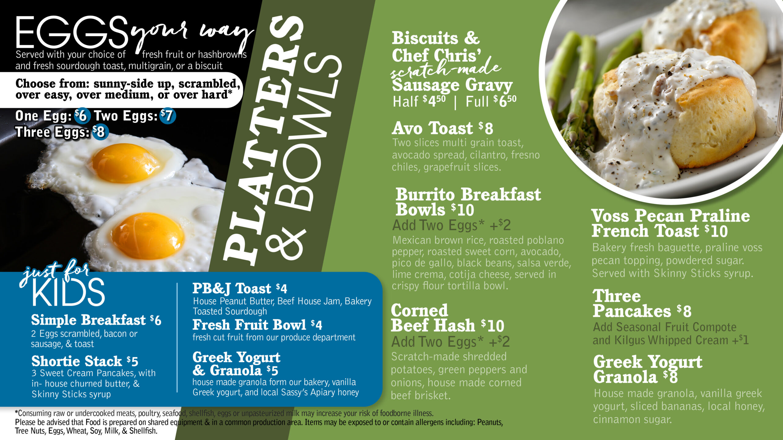 farmhouse breakfast restaurant menu champaign il