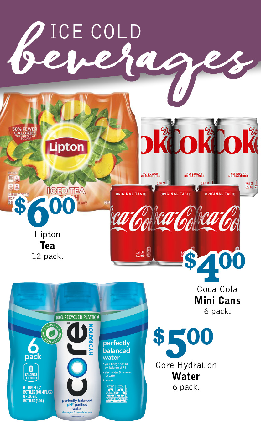 Ice Cold Beverage Weekly Specials