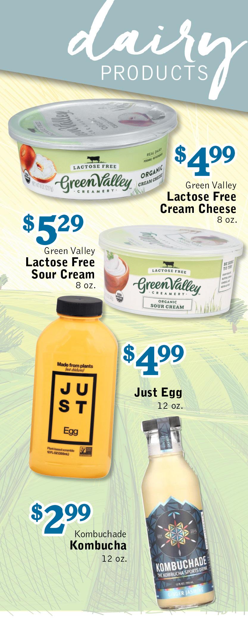 Dairy Products Weekly Specials