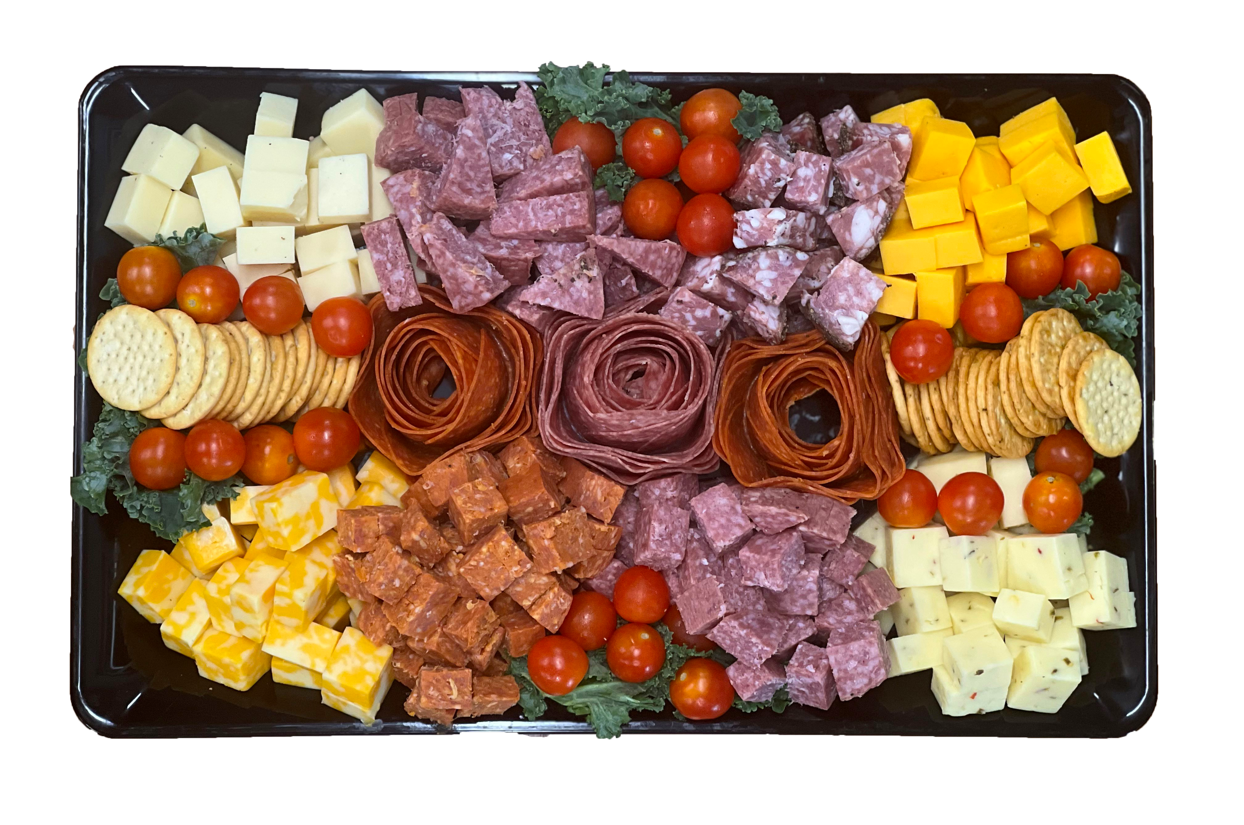 Cubed Meat and Cheese Platter